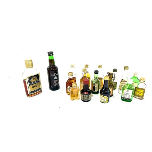 22 - Selection of alcohol miniatures ( some empty )