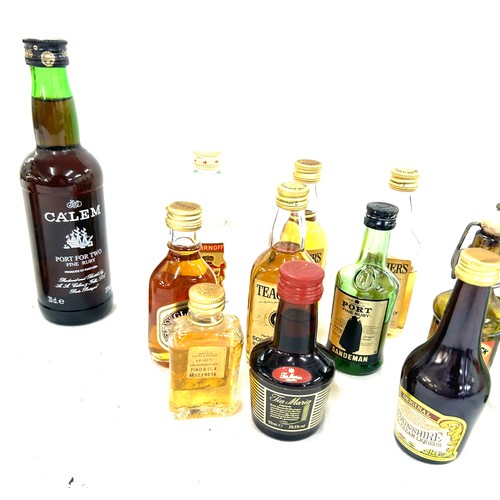 22 - Selection of alcohol miniatures ( some empty )