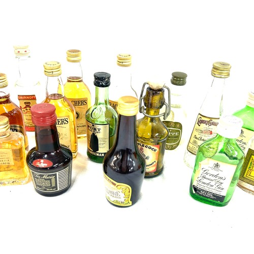 22 - Selection of alcohol miniatures ( some empty )