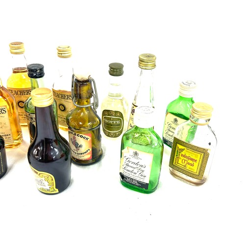 22 - Selection of alcohol miniatures ( some empty )