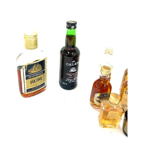 22 - Selection of alcohol miniatures ( some empty )