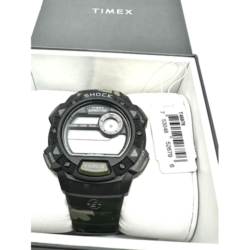 450 - Boxed TIMEX Gents Expedition Shock Resistant wristwatch T49976 needs new battery