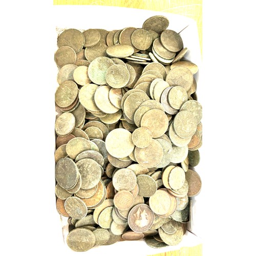 487 - Selection of vintage and later coins total weight 298grams