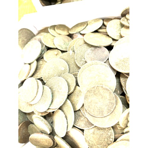 492 - Selection of vintage and later coins total weight 285grams