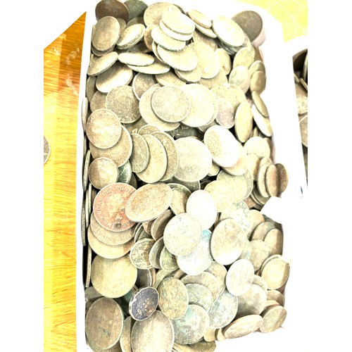 492 - Selection of vintage and later coins total weight 285grams