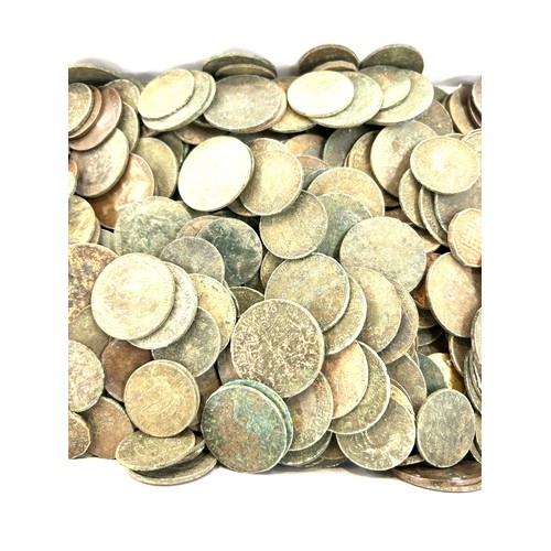 496 - Selection of vintage and later coins total weight 300g