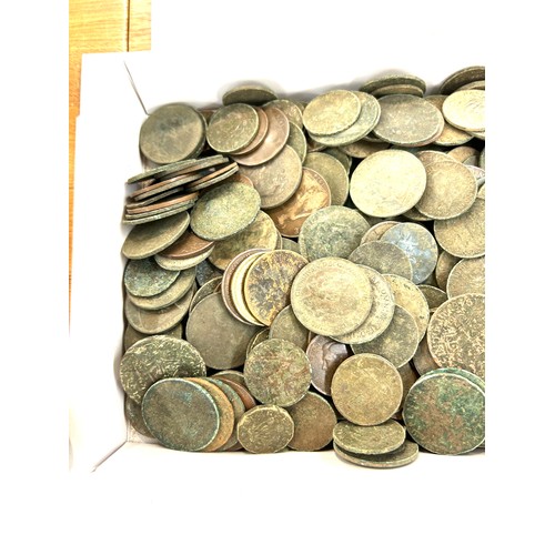 496 - Selection of vintage and later coins total weight 300g