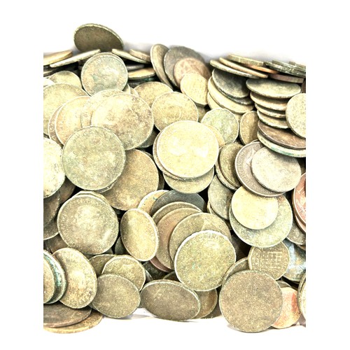 499 - Selection of vintage and later coins total weight 300g