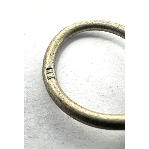 401 - WW2 German Iron Cross 2nd class ring stamp No 27 manufacture by the firm of Anton Schenkl Nachfolger... 