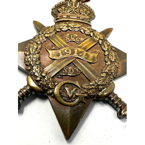 404 - WW1 Mons star to w.t.benns royal horse artillery