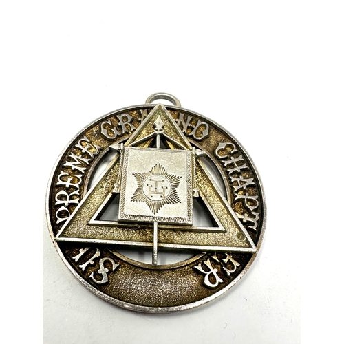 409 - 2 silver masonic jewels inc supreme grand chapter