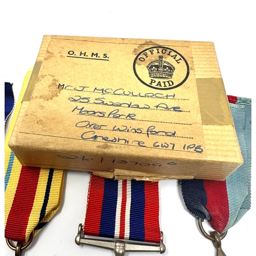 410 - ww2 boxed medal group