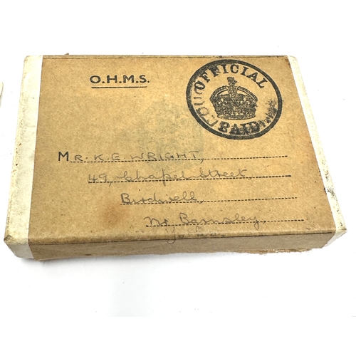 411 - Boxed ww2 medals