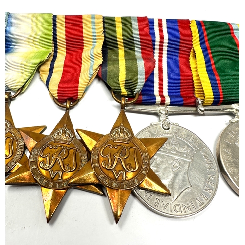 414 - ww2 ER.11 Mounted medal group inc atlantic star pacific star cadet forces medal to Lt. SCC L.J Sims ... 