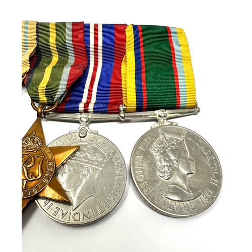 414 - ww2 ER.11 Mounted medal group inc atlantic star pacific star cadet forces medal to Lt. SCC L.J Sims ... 