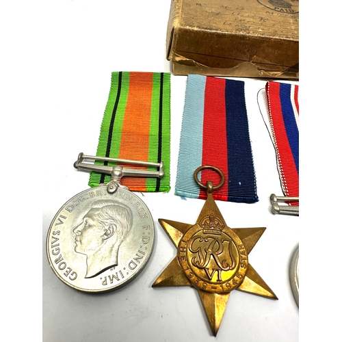 417 - Boxed ww2 medal group