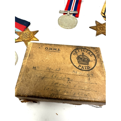 417 - Boxed ww2 medal group