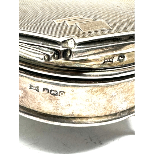 16 - Antique silver jewellery / ring box measures approx 7.5cm by 8.5cm height 5cm silver hallmarks by wa... 