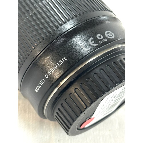 503 - canon EF-S zoom lens ef-s 18-135mm, sold as spares and repairs heavily used