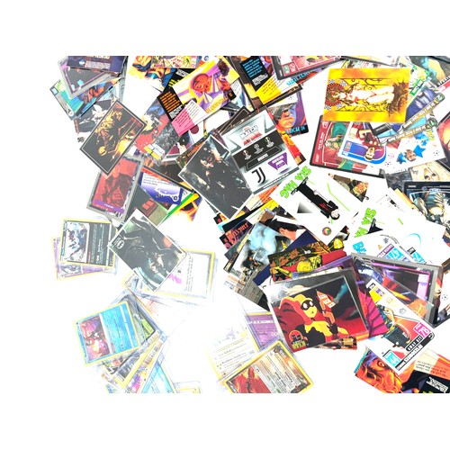 104 - Large selection of assorted collectors cards includes 007, Batman, Metax etc