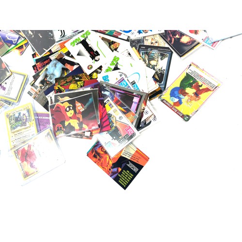 104 - Large selection of assorted collectors cards includes 007, Batman, Metax etc