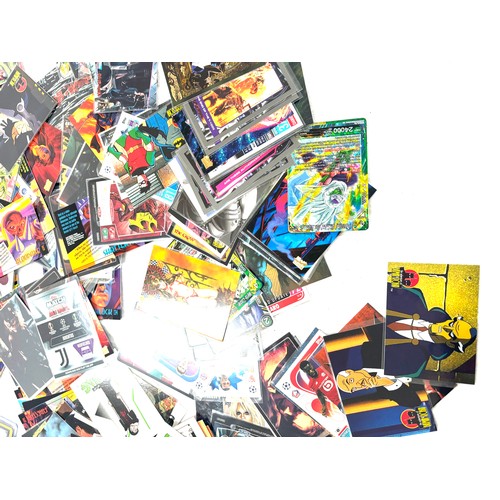 104 - Large selection of assorted collectors cards includes 007, Batman, Metax etc