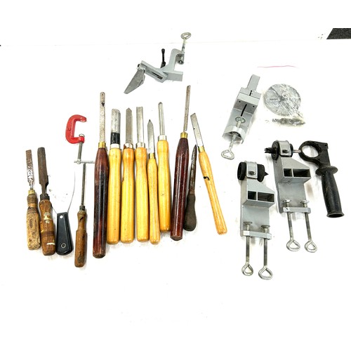 166 - Selection of tools to include files, g clamps etc