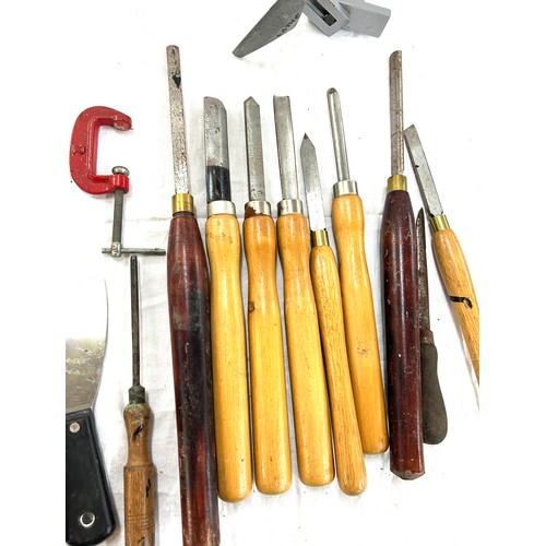 166 - Selection of tools to include files, g clamps etc