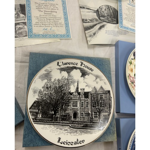 208 - Selection of Wedgwood pottery to include collectors plates with COA's and original boxes, commemorat... 