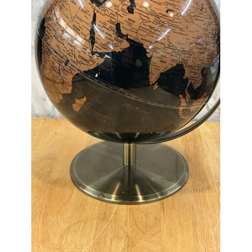 3 - 8 inch desk globe, approximate height 12 inches