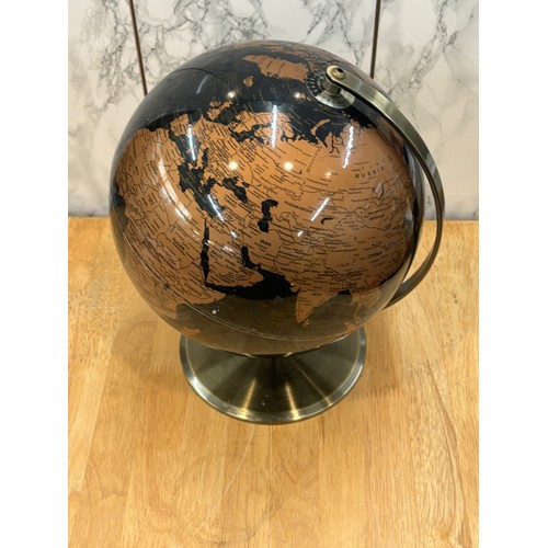 3 - 8 inch desk globe, approximate height 12 inches