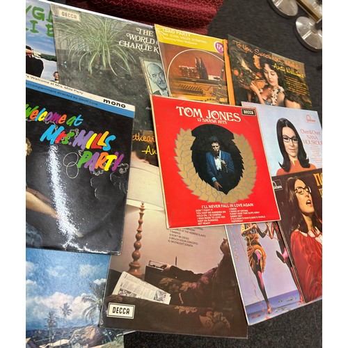 219 - Selection of assorted LP vinyl records to include ' Eagles Their Greatest Hits' etc