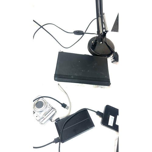 168 - Selection of electrical items to include angle poise lamp, mains hair cutting set, Roberts radio etc... 