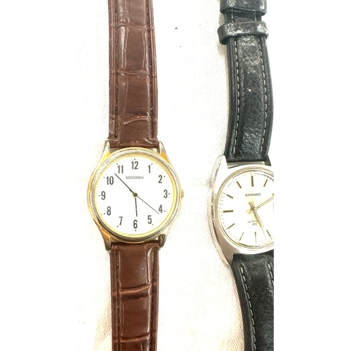 434 - Selection of four gents wrist watches to include Garrard etc