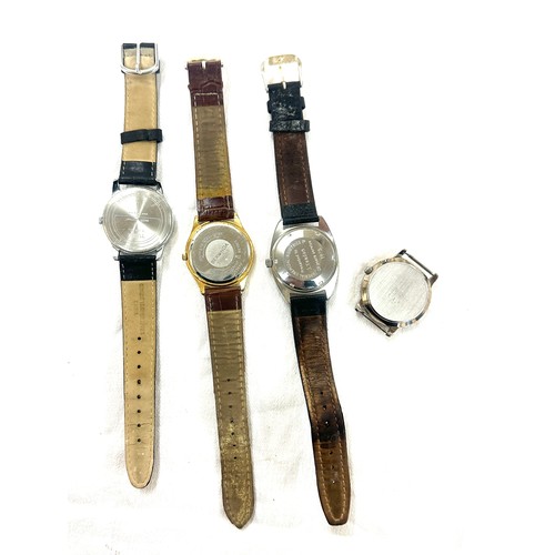 434 - Selection of four gents wrist watches to include Garrard etc