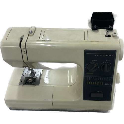 159 - Vintage new home Janome electric sewing machine, untested