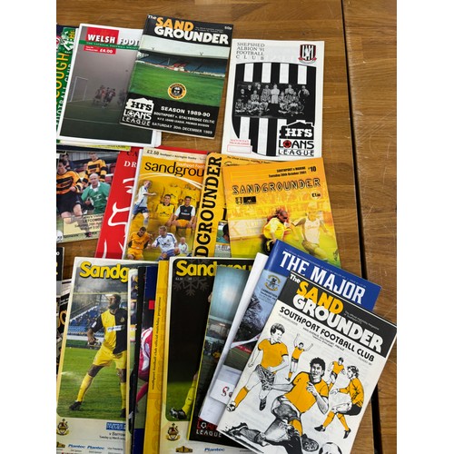 228 - Large selection of assorted football Programmes