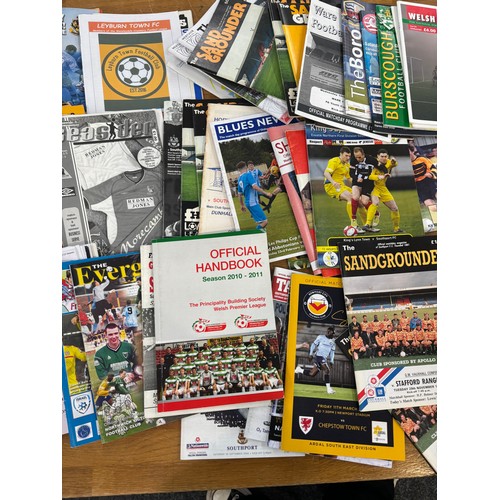 228 - Large selection of assorted football Programmes