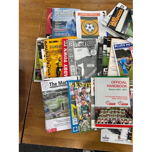 228 - Large selection of assorted football Programmes