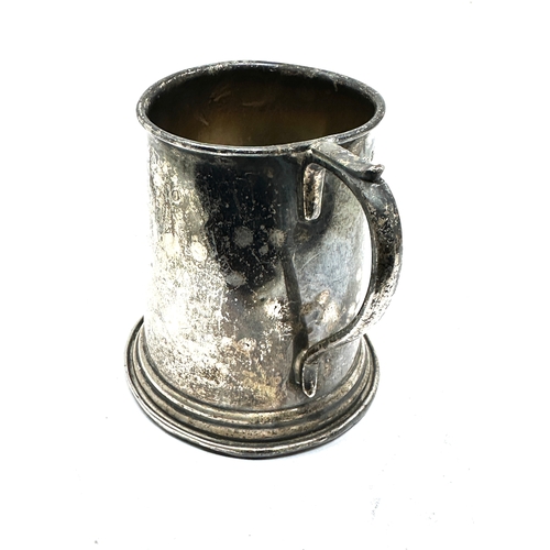 26 - Vintage silver christening mug weight 90g