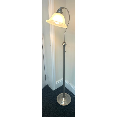 310 - Freestanding modern standard lamp, working order, approximate height 55 inches