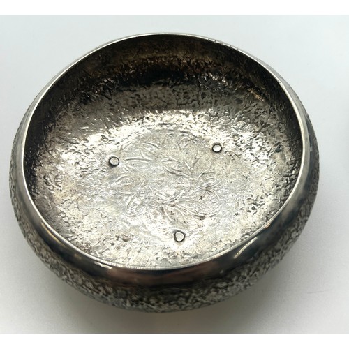 377 - Lidded silver potpourri, approximate weight 200g, tested and verified as silver