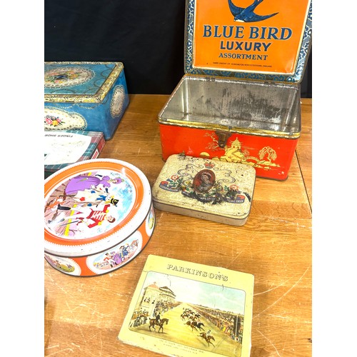 160 - Selection of vintage and later tins