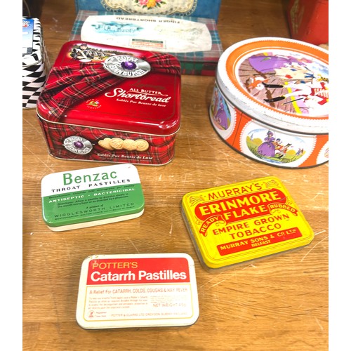 160 - Selection of vintage and later tins