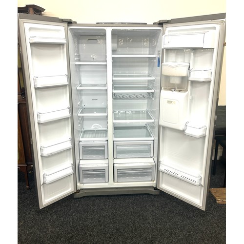 348 - Samsung 90cm American style fridge freezer, 2 door, model RS52N3313SA, working order