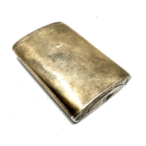 32 - Antique silver matchbox with matches measures approx 6cm by 4cm weight 58g