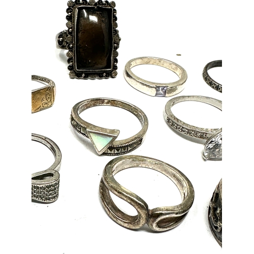 273 - selection of vintage silver rings