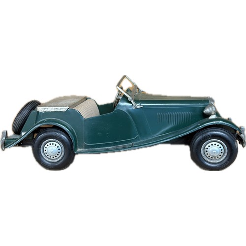 91 - MG TF 1:16 scale model car by the C.W. Doepke American Manufacturing Company Inc circa 1950's in rac... 