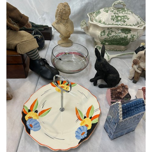 236 - Selection of miscellaneous to include Masons tureen with ladle, , brownie 127 camera, bunnykins, Gra... 