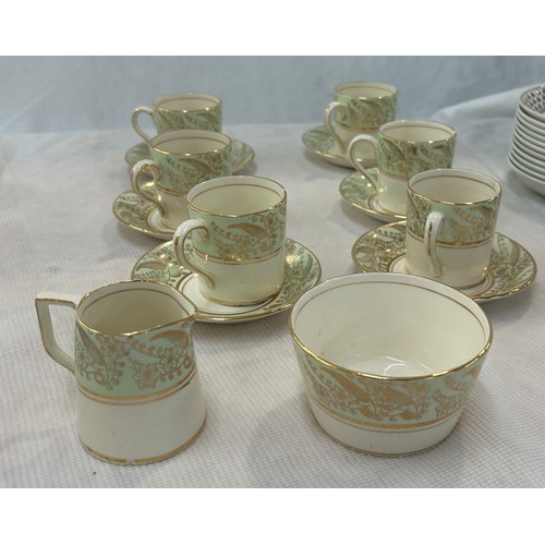 199 - Selection of part tea and dinner services to include maker Adams, TF & S, Limoges etc